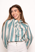 Blusa Rayas Azul