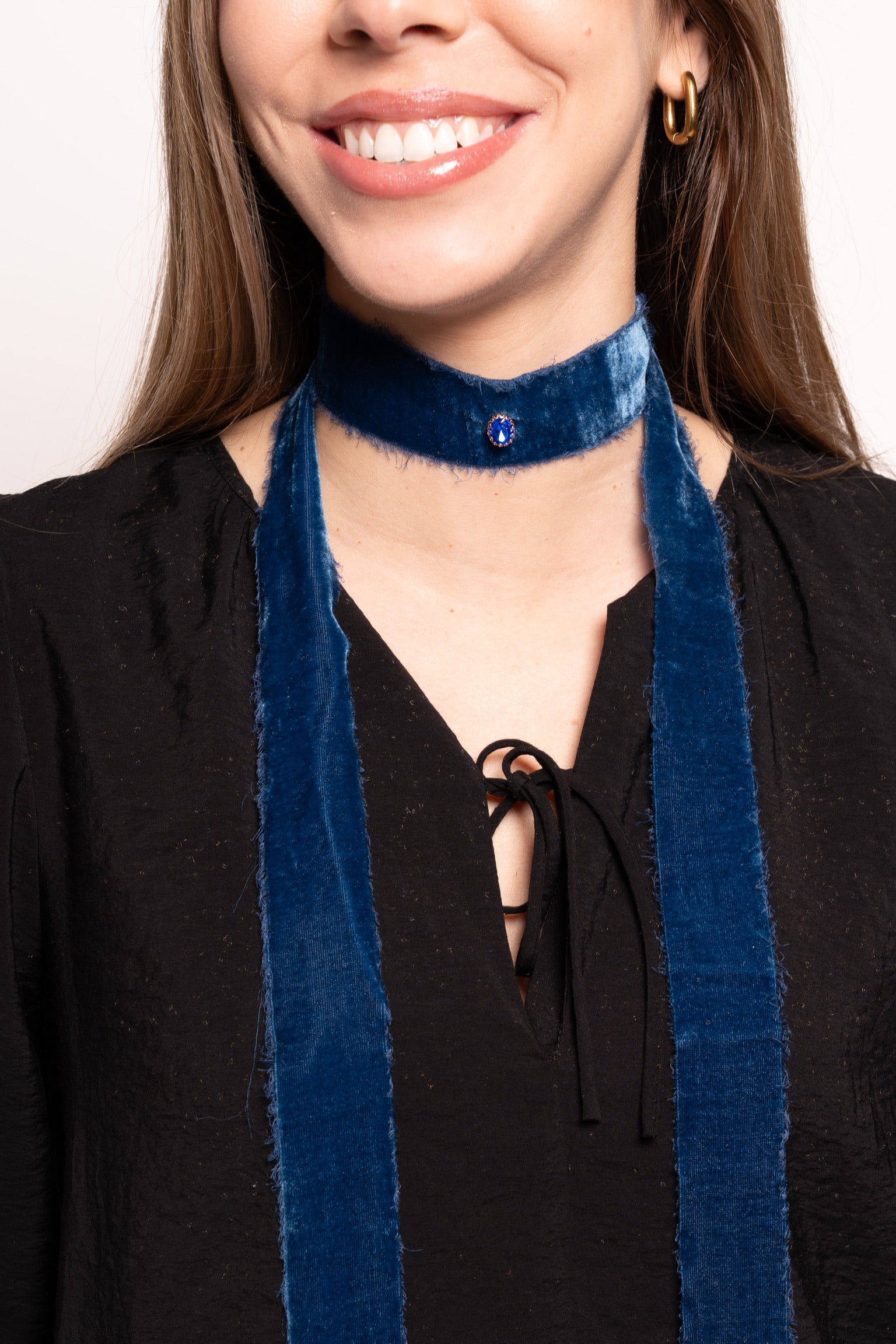 Choker Piedras Azules