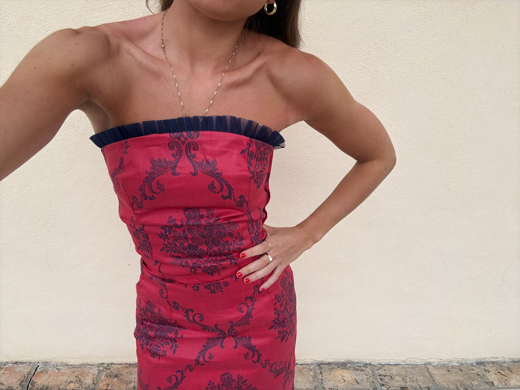 Top Estampado Rojo