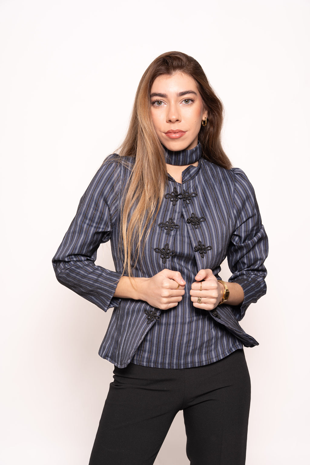 Chaqueta Tejido Rayas