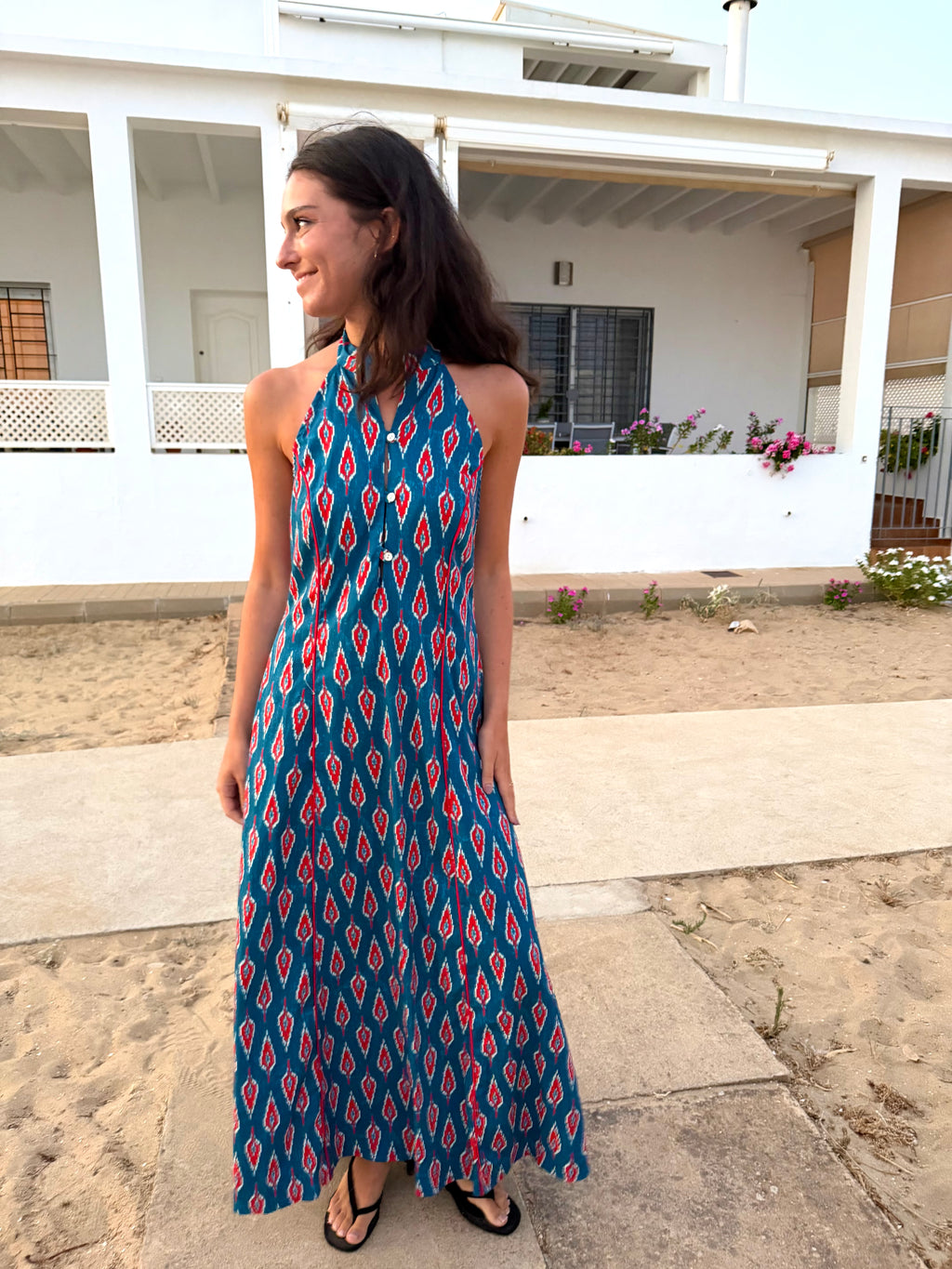 Vestido Estampado Asiático