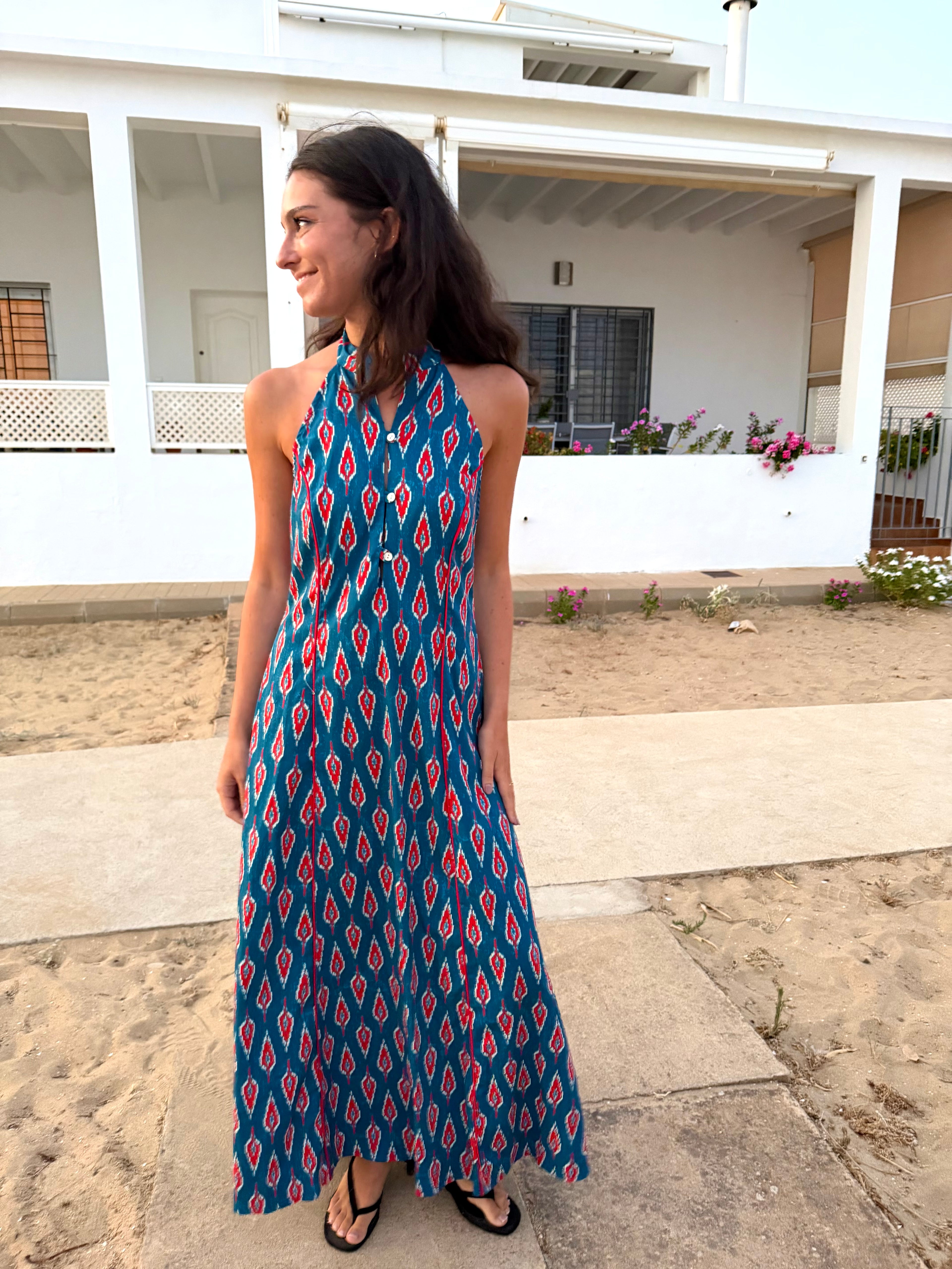 Vestido Estampado Asiático