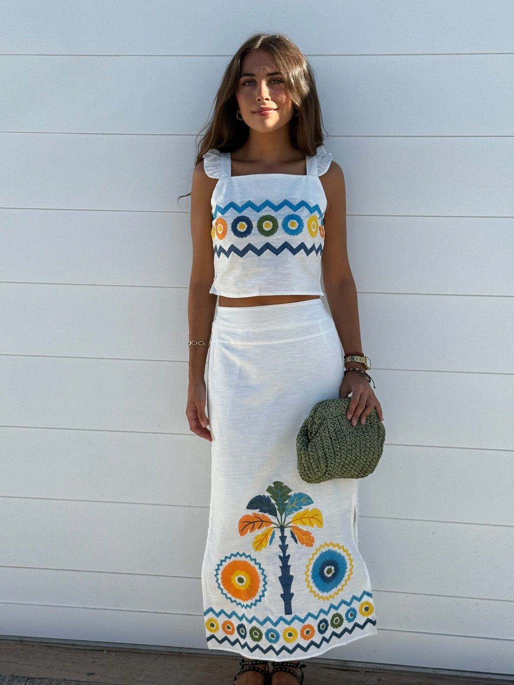 Bolso Rafia Verde