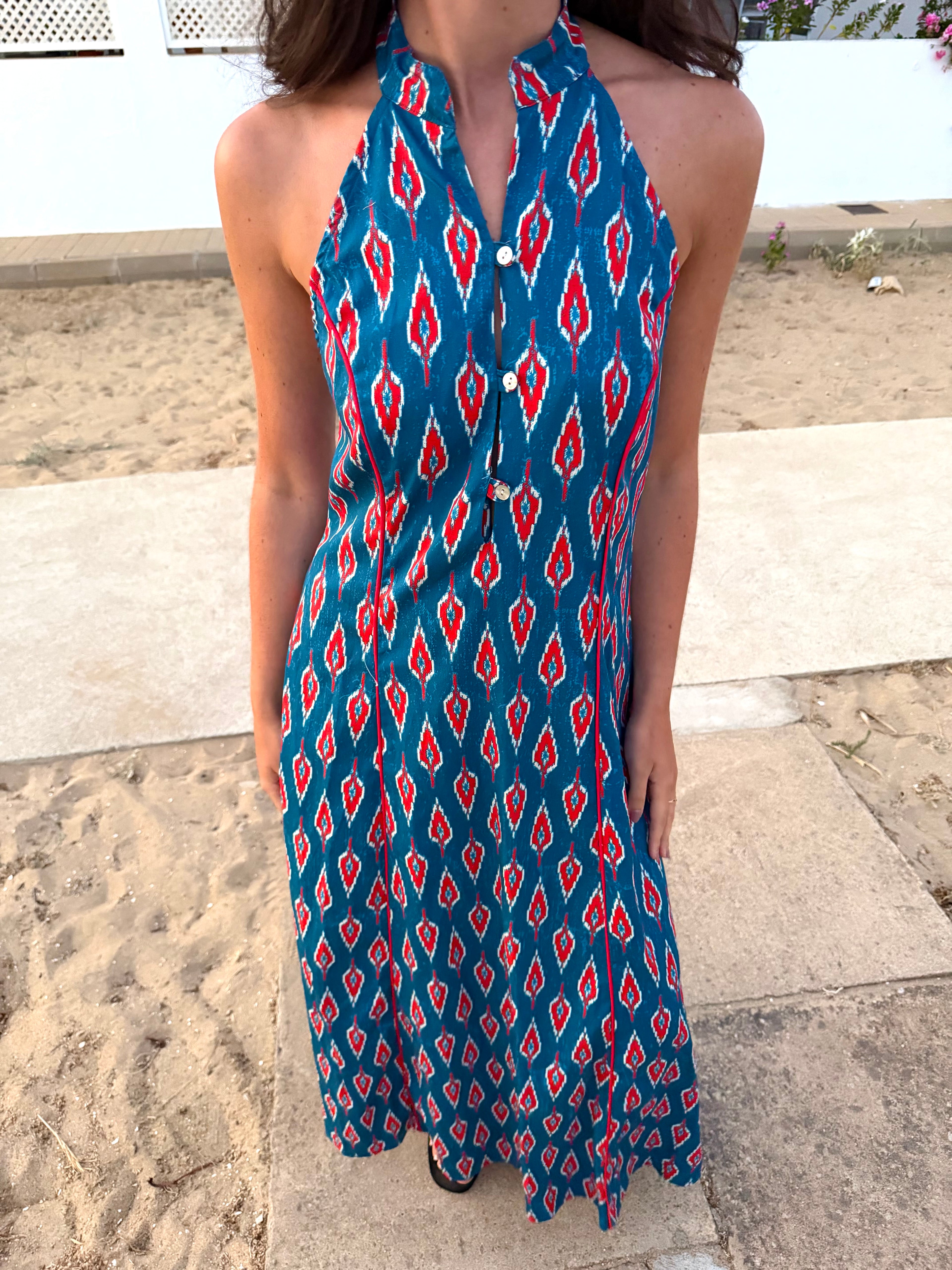 Vestido Estampado Asiático