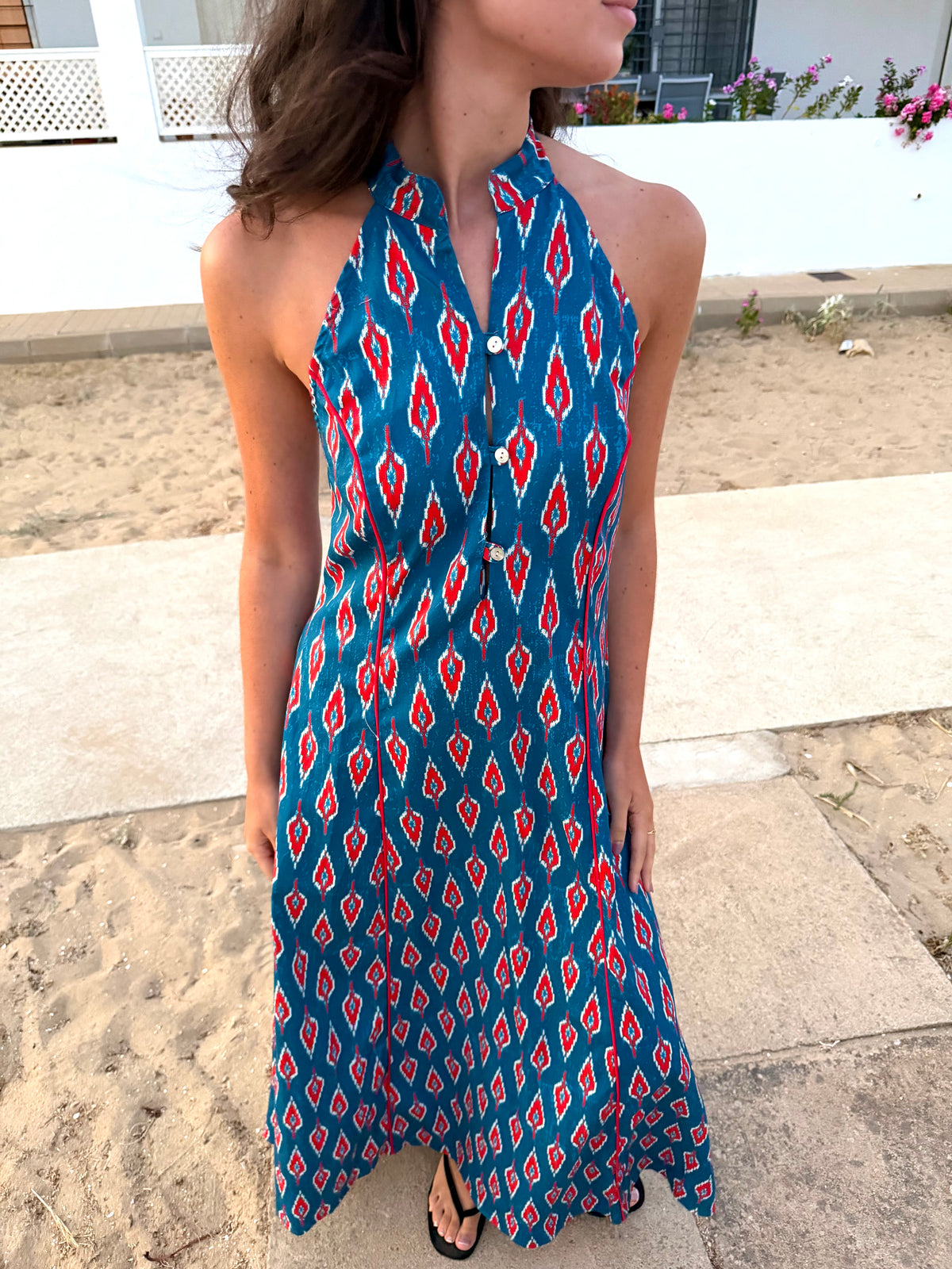 Vestido Estampado Asiático