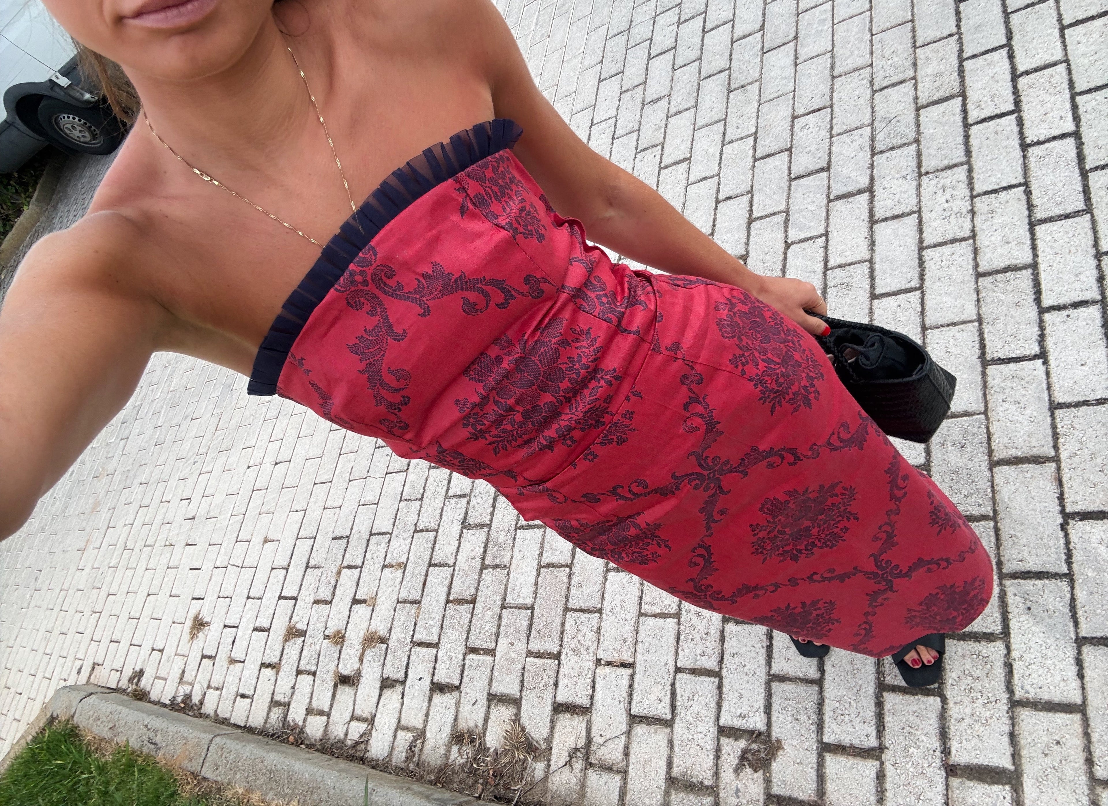Top Estampado Rojo