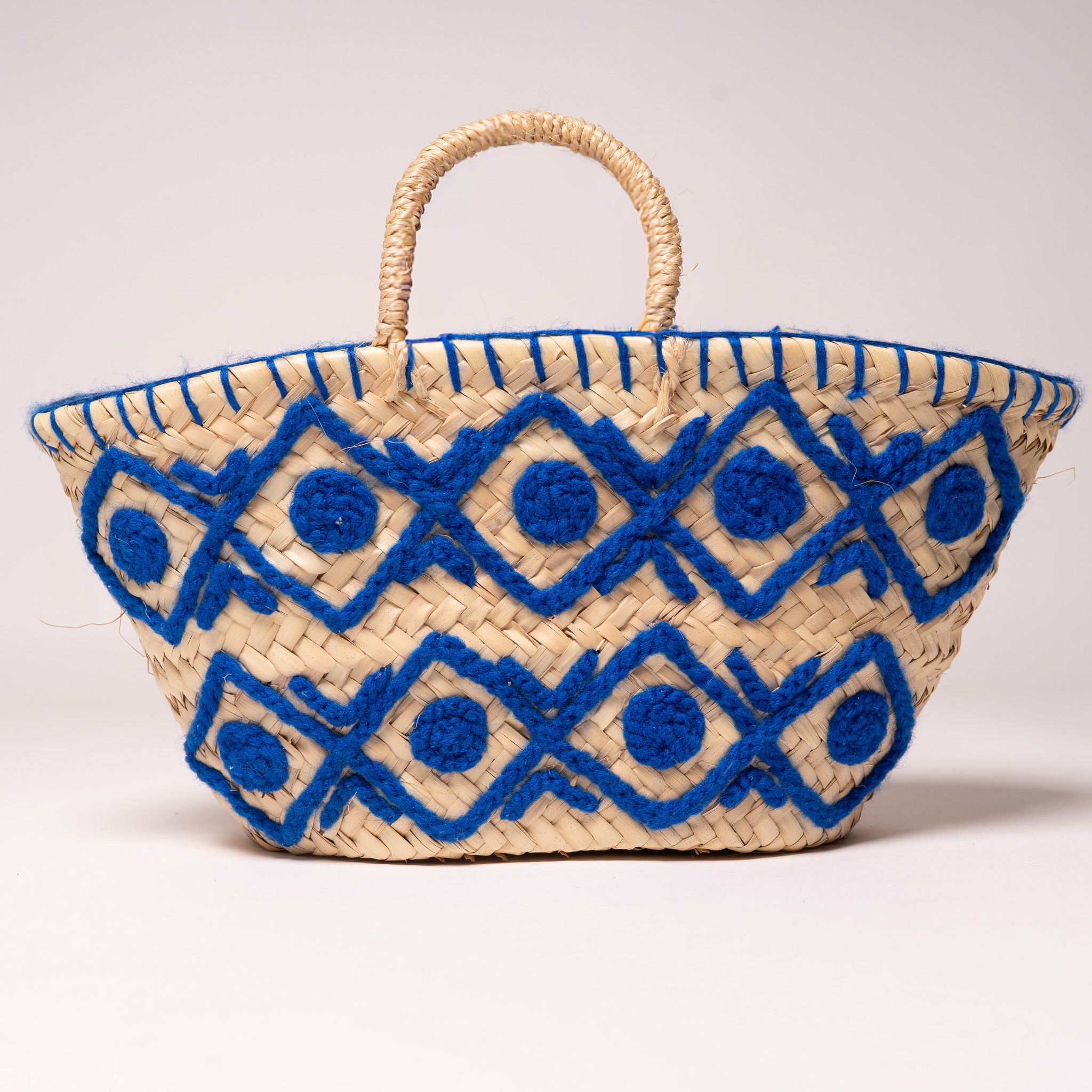 Cesta Mimbre Estampada
