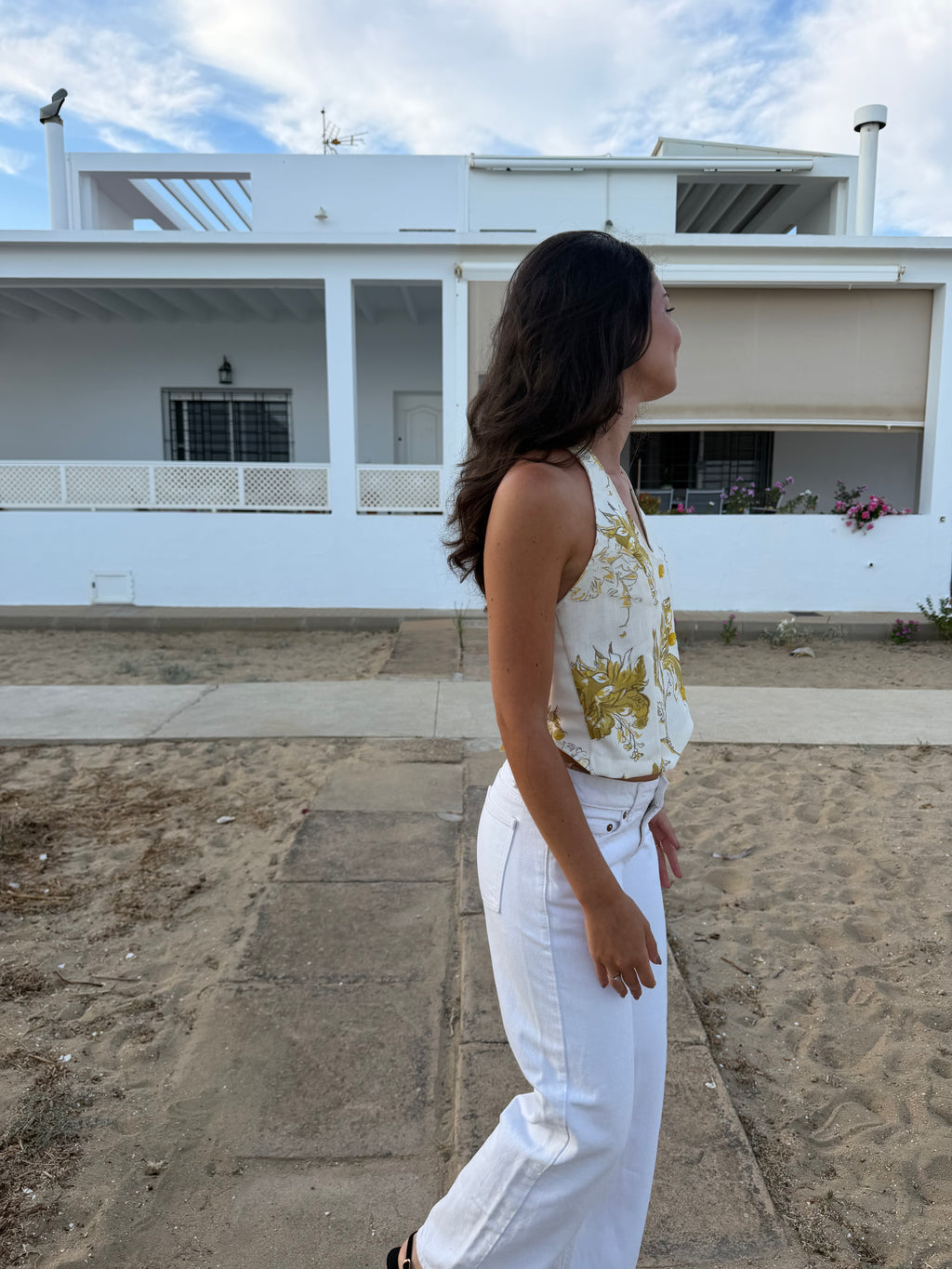 Top Lazo Amarillo