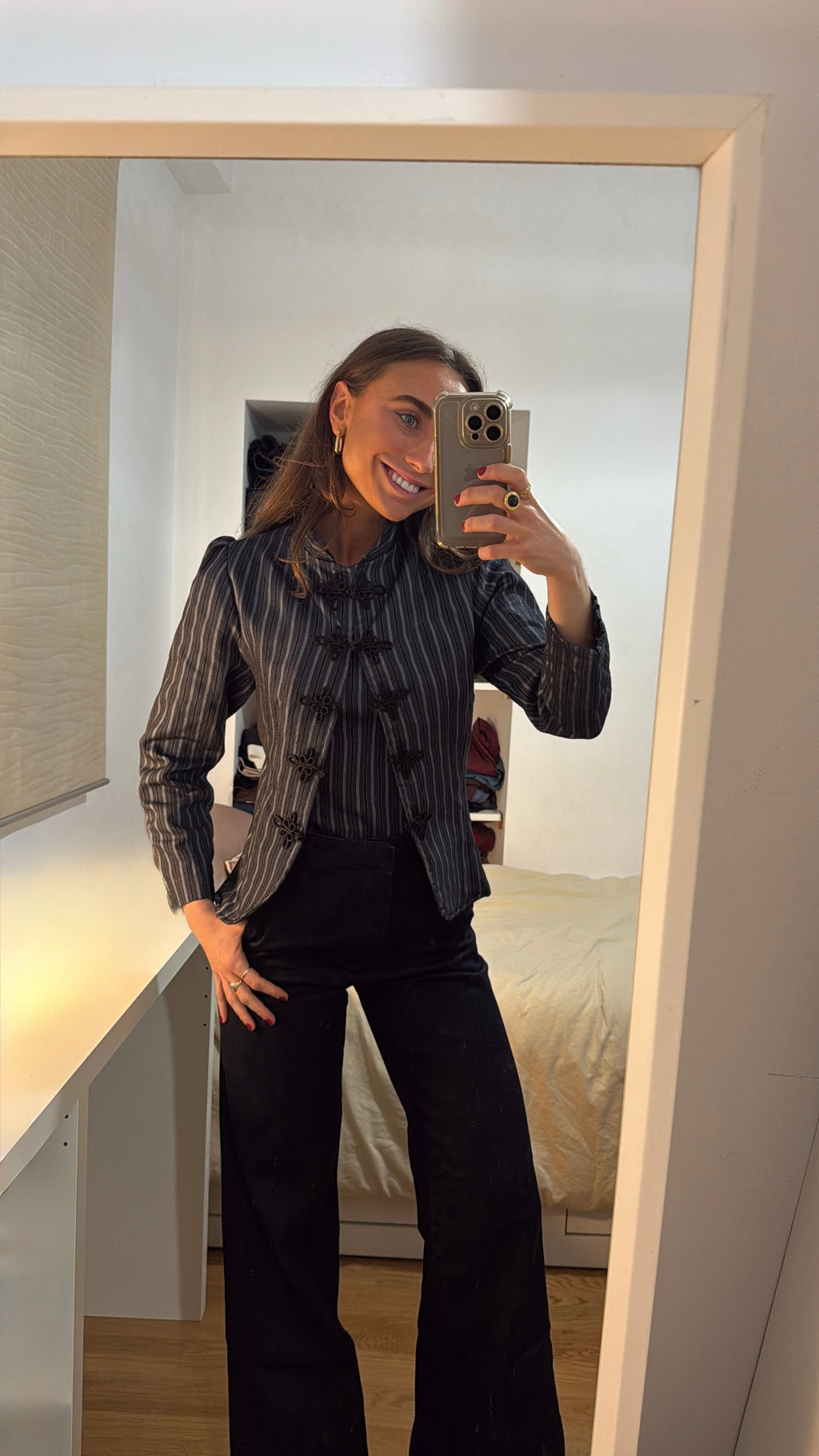 Top Palabra de Honor Tejido Rayas