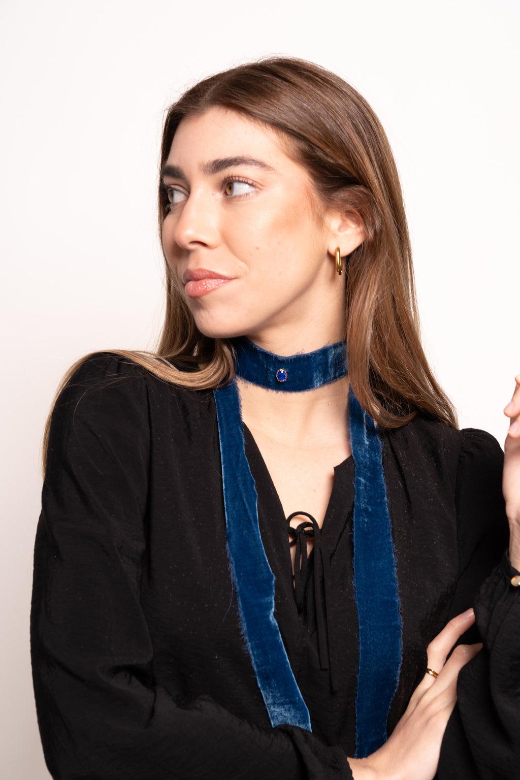 Choker Piedras Azules