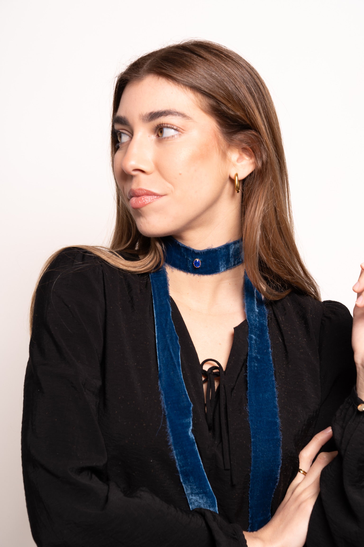 Choker Piedras Azules
