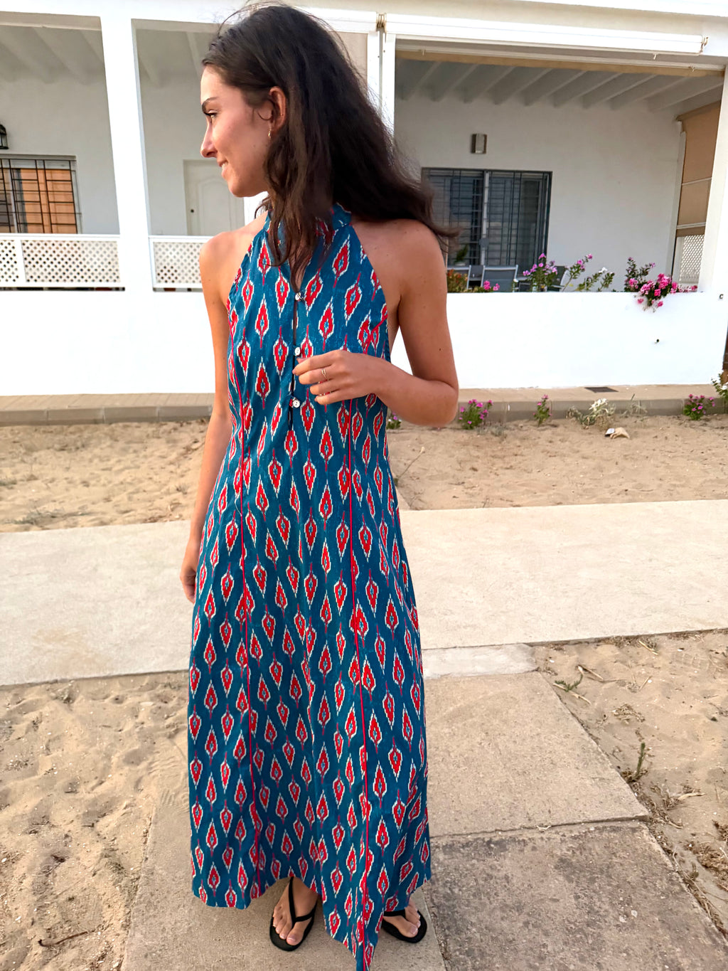 Vestido Estampado Asiático