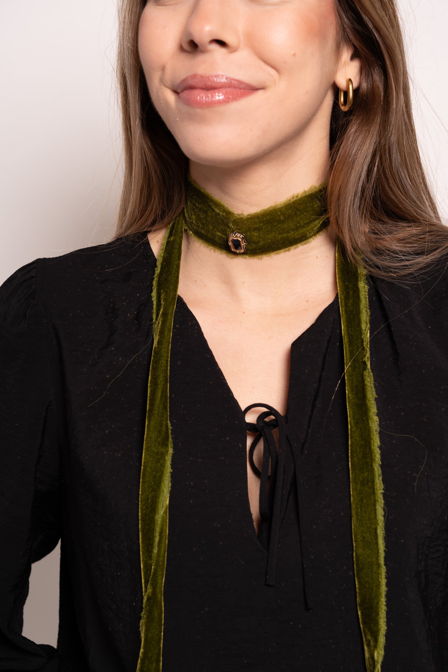 Choker Piedra Negra