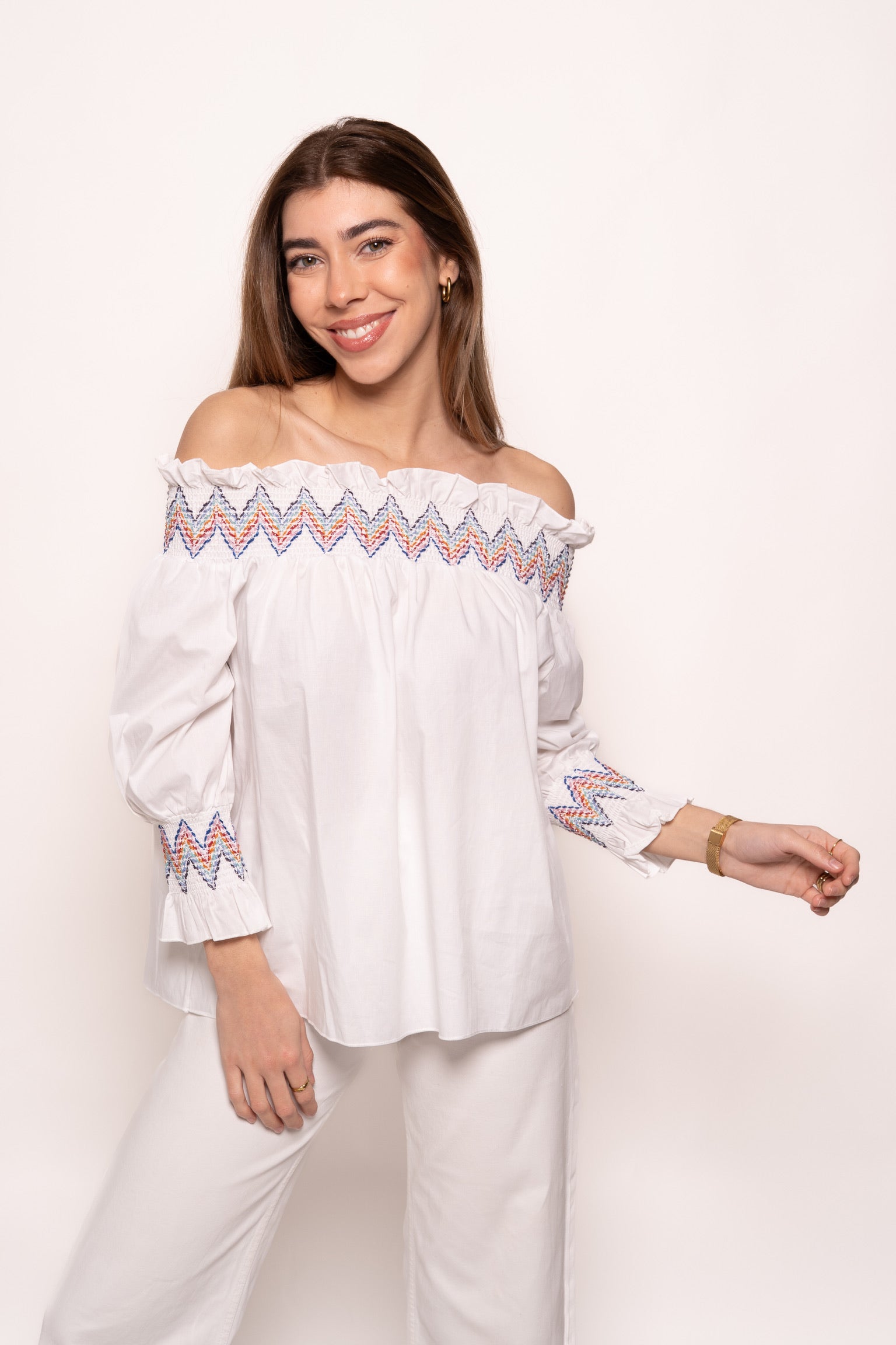 Blusa Cuello Barco