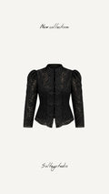 Chaqueta Encaje Negra