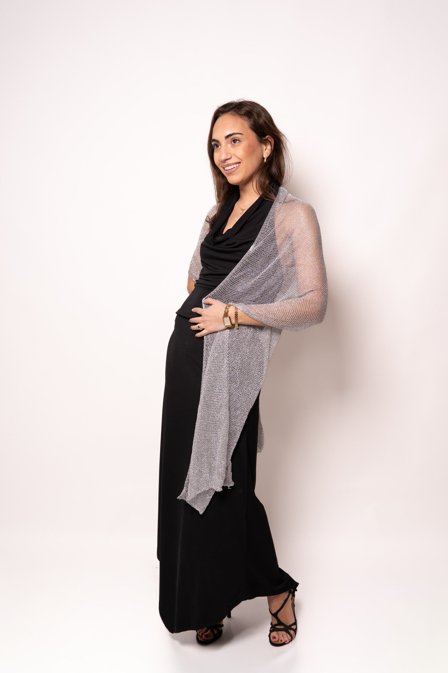 Foulard Plateado