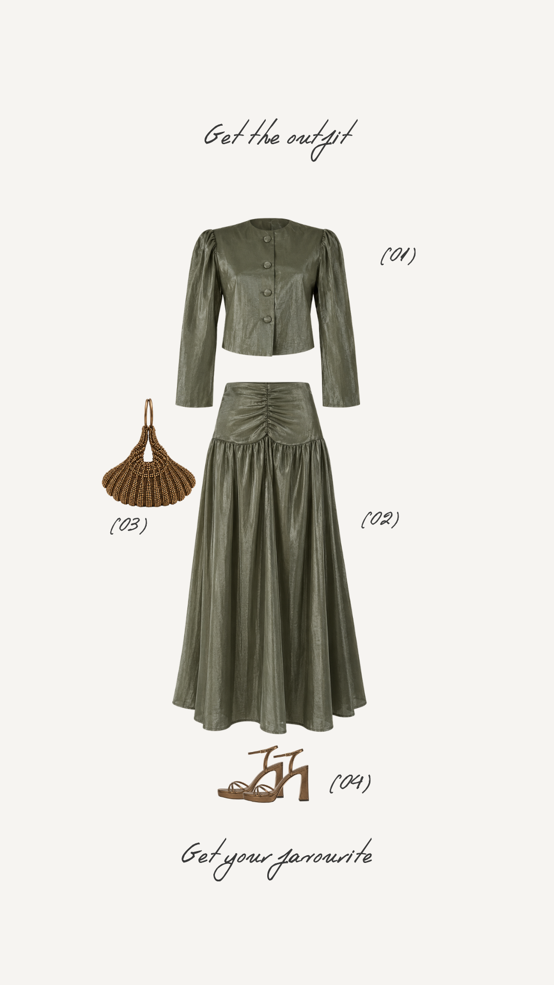 Conjunto Abotonado Verde