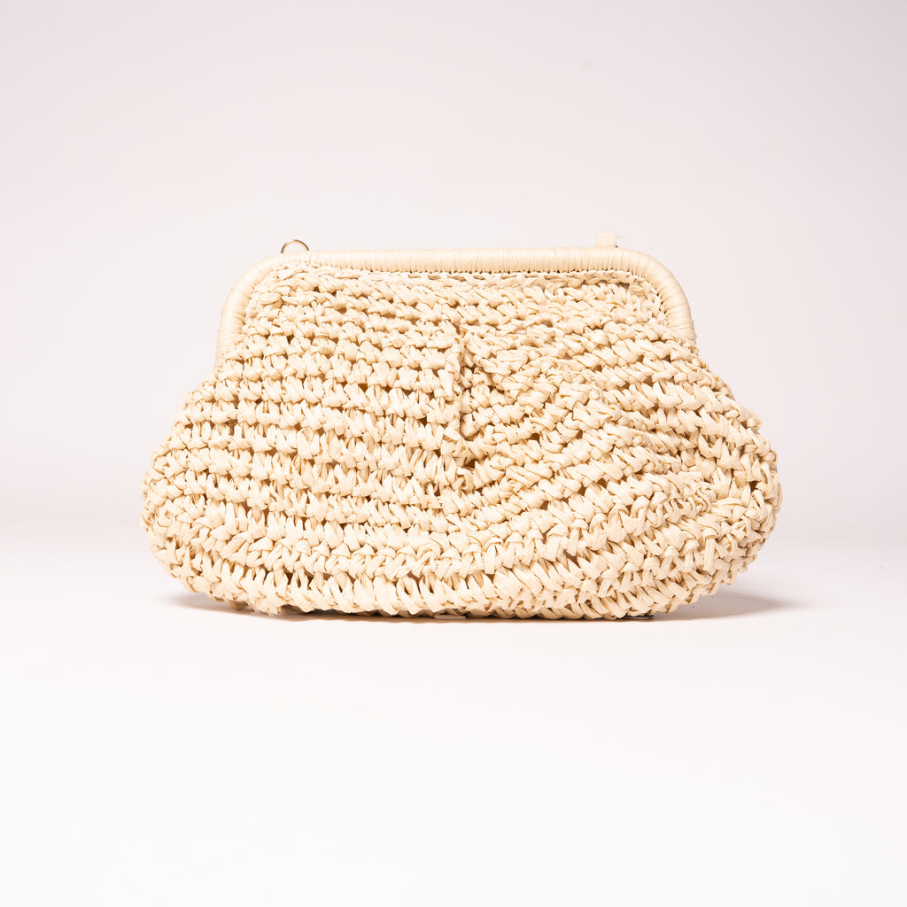 Bolso Rafia Claro