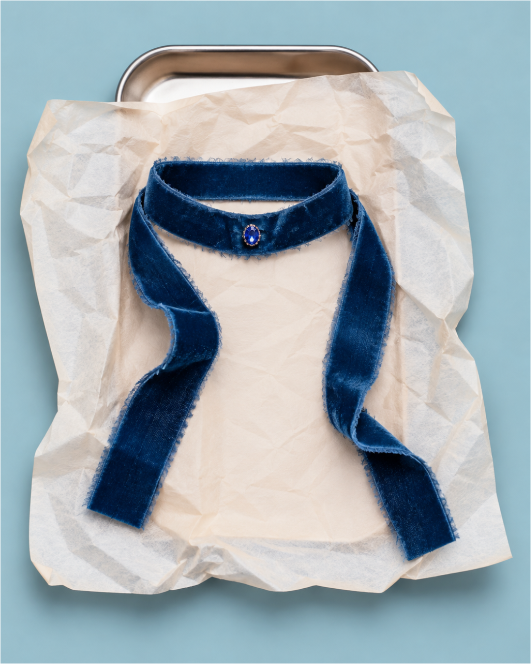 Choker Piedras Azules