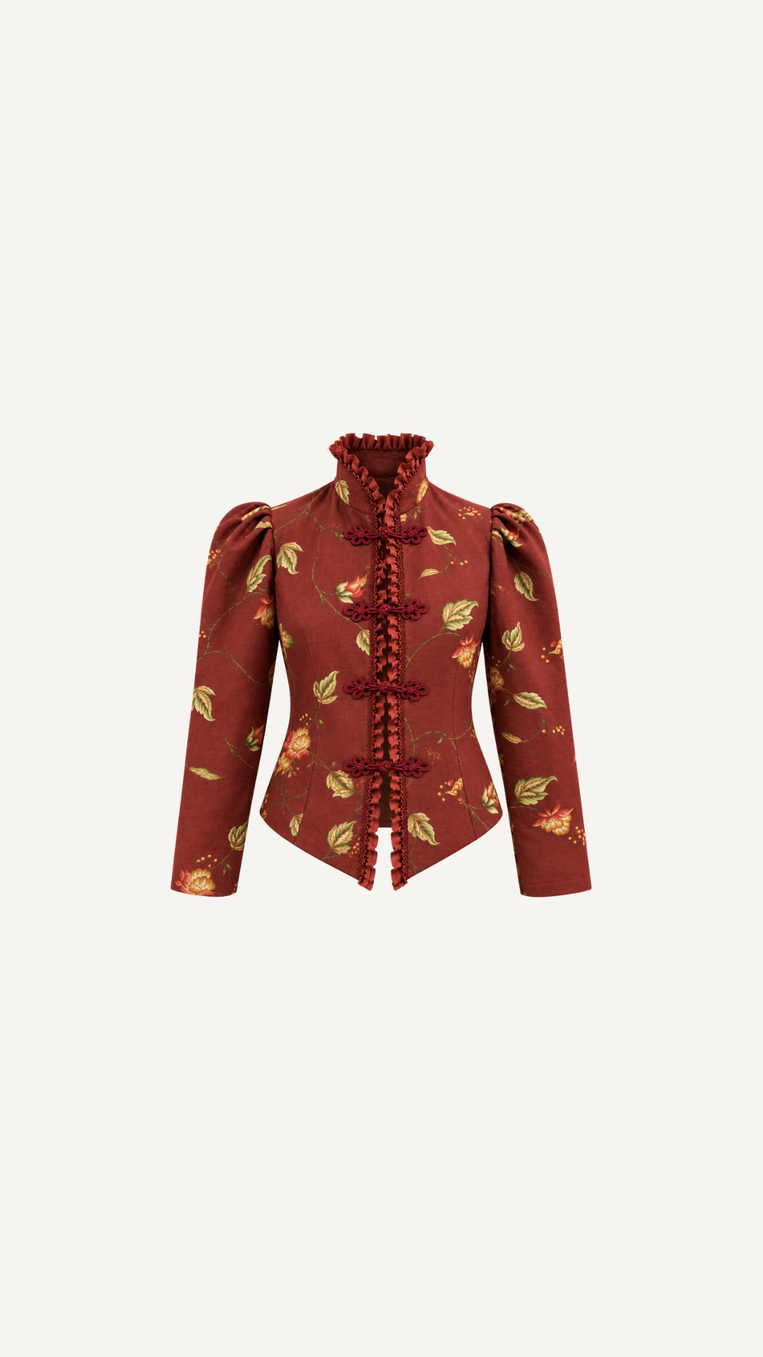 Chaqueta Estampada Pico