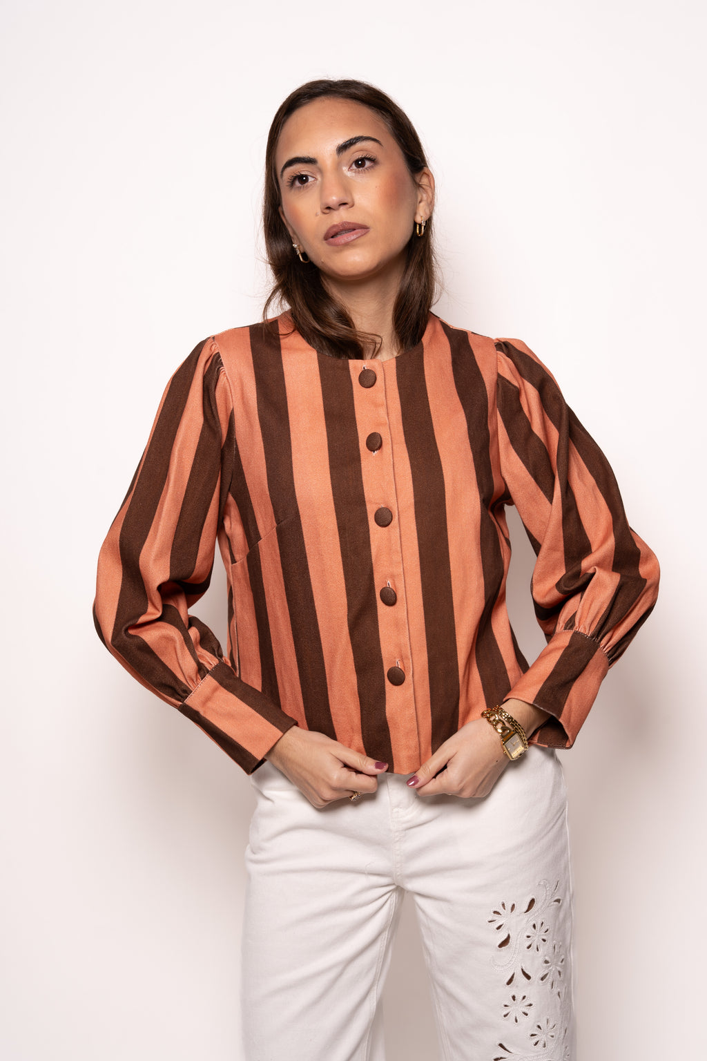 Chaqueta Rayas