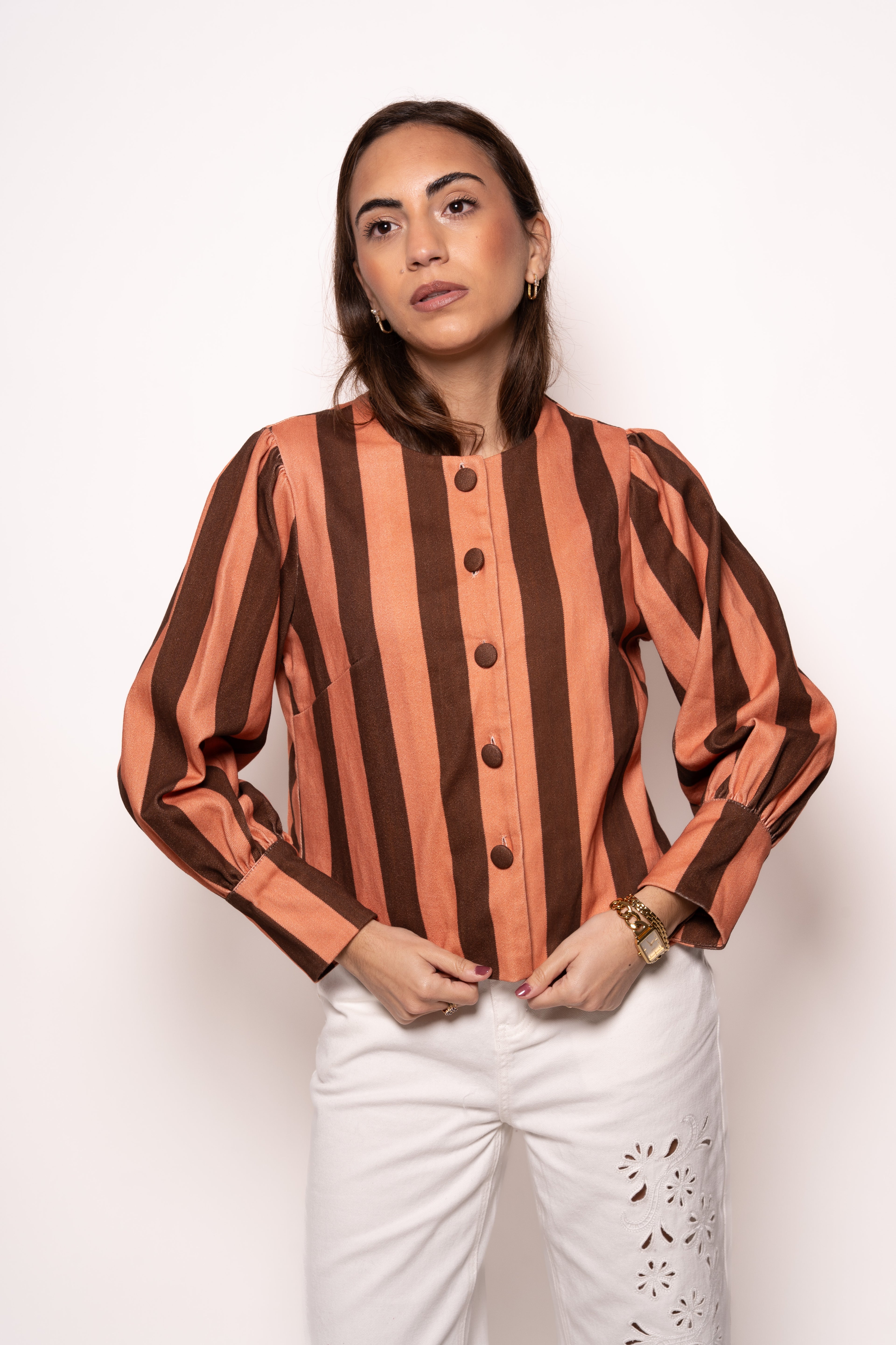 Chaqueta Rayas