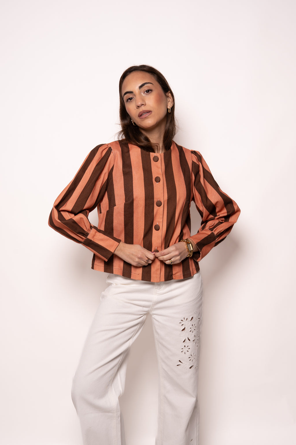 Chaqueta Rayas