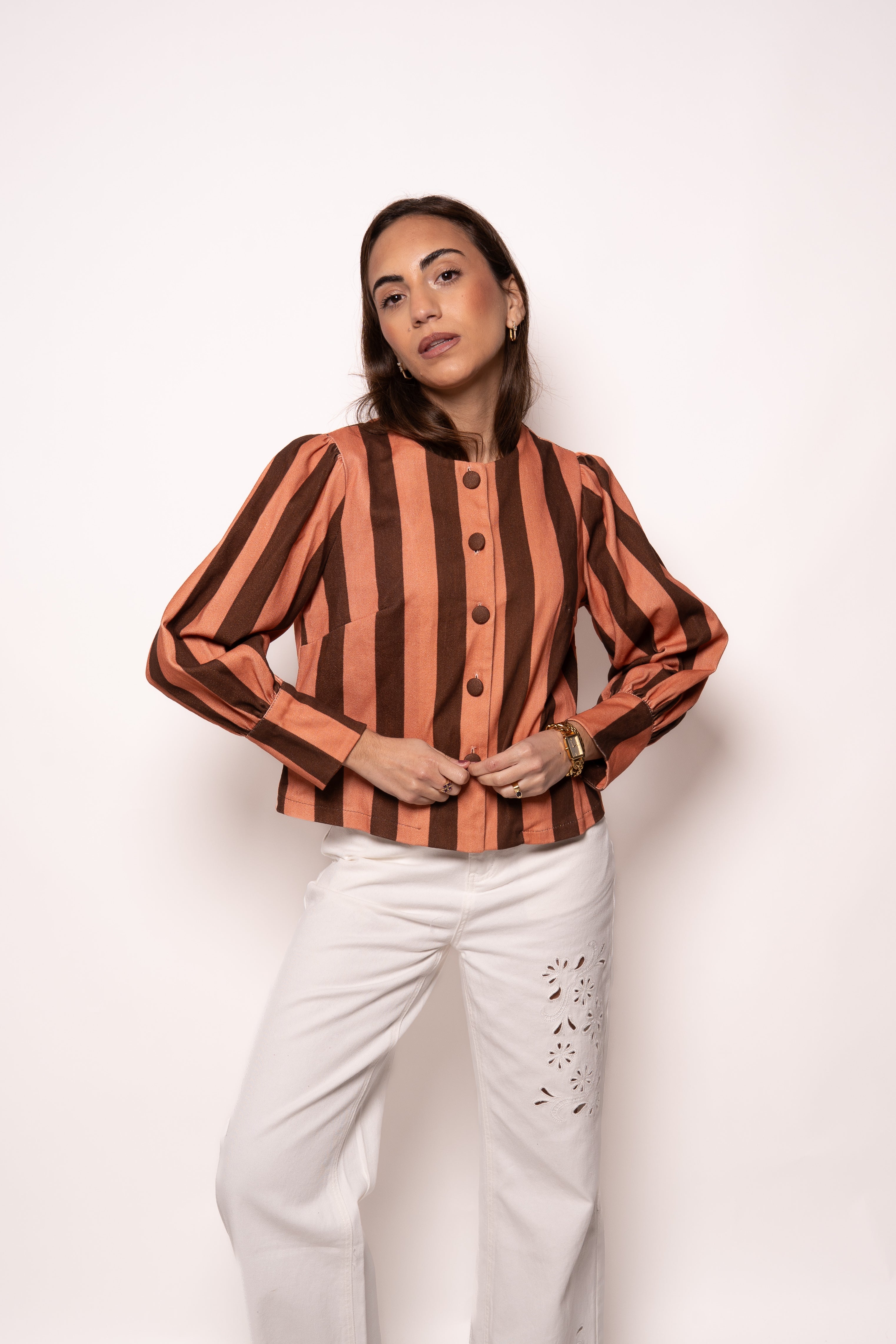 Chaqueta Rayas