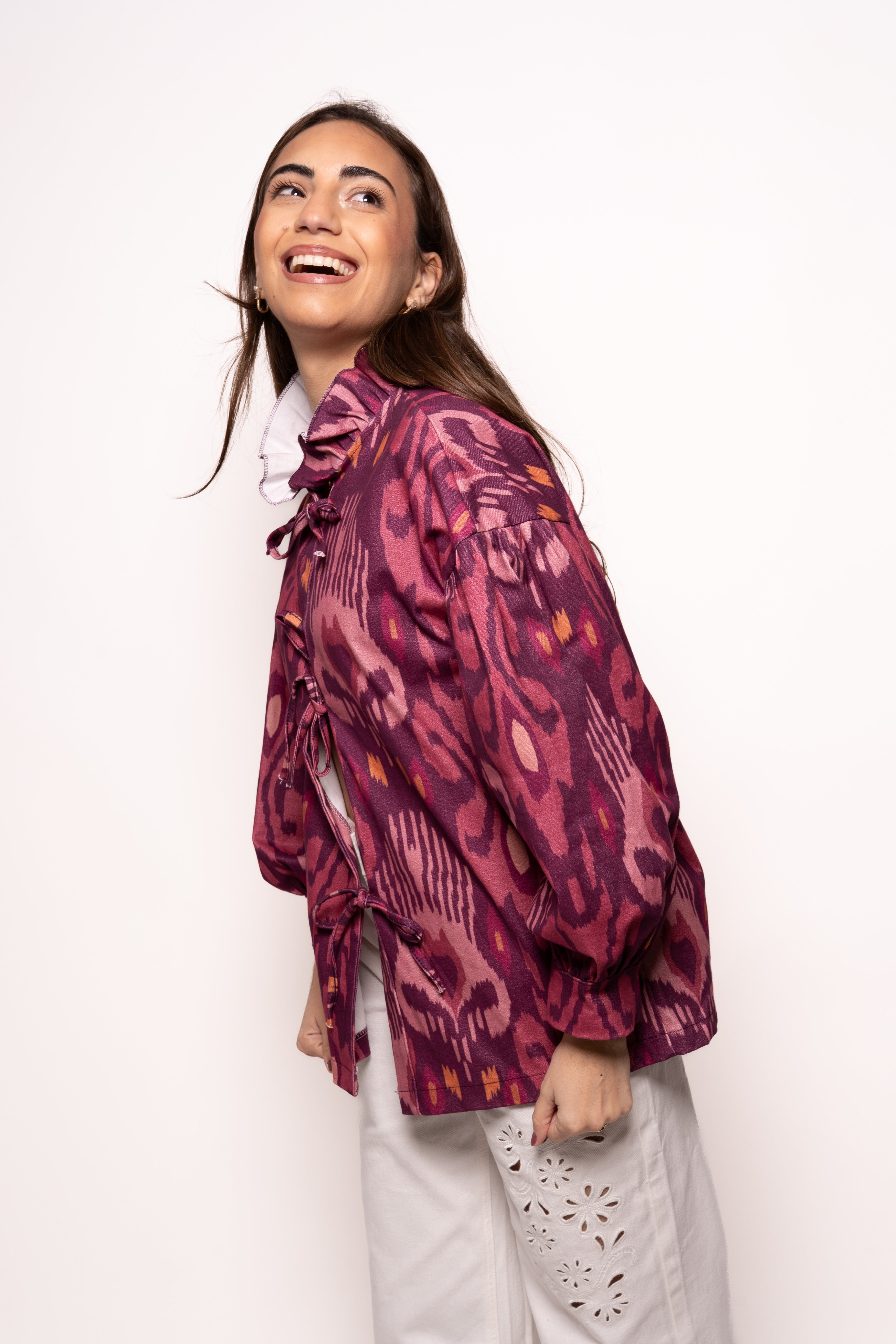 Chaqueta/camisa estampada