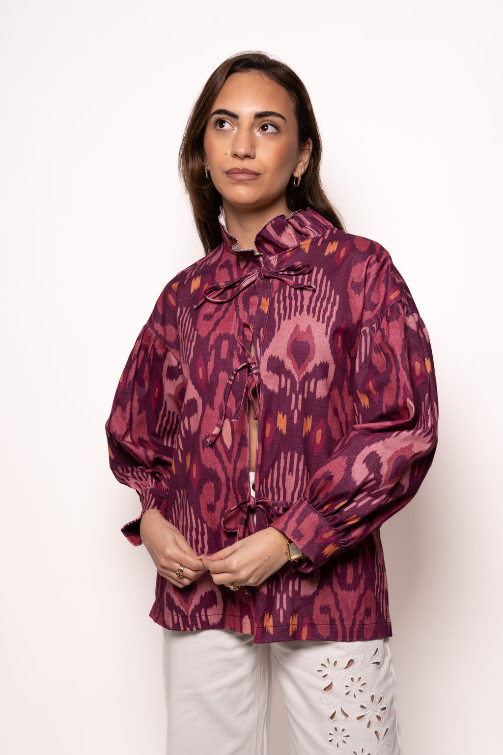 Chaqueta/camisa estampada