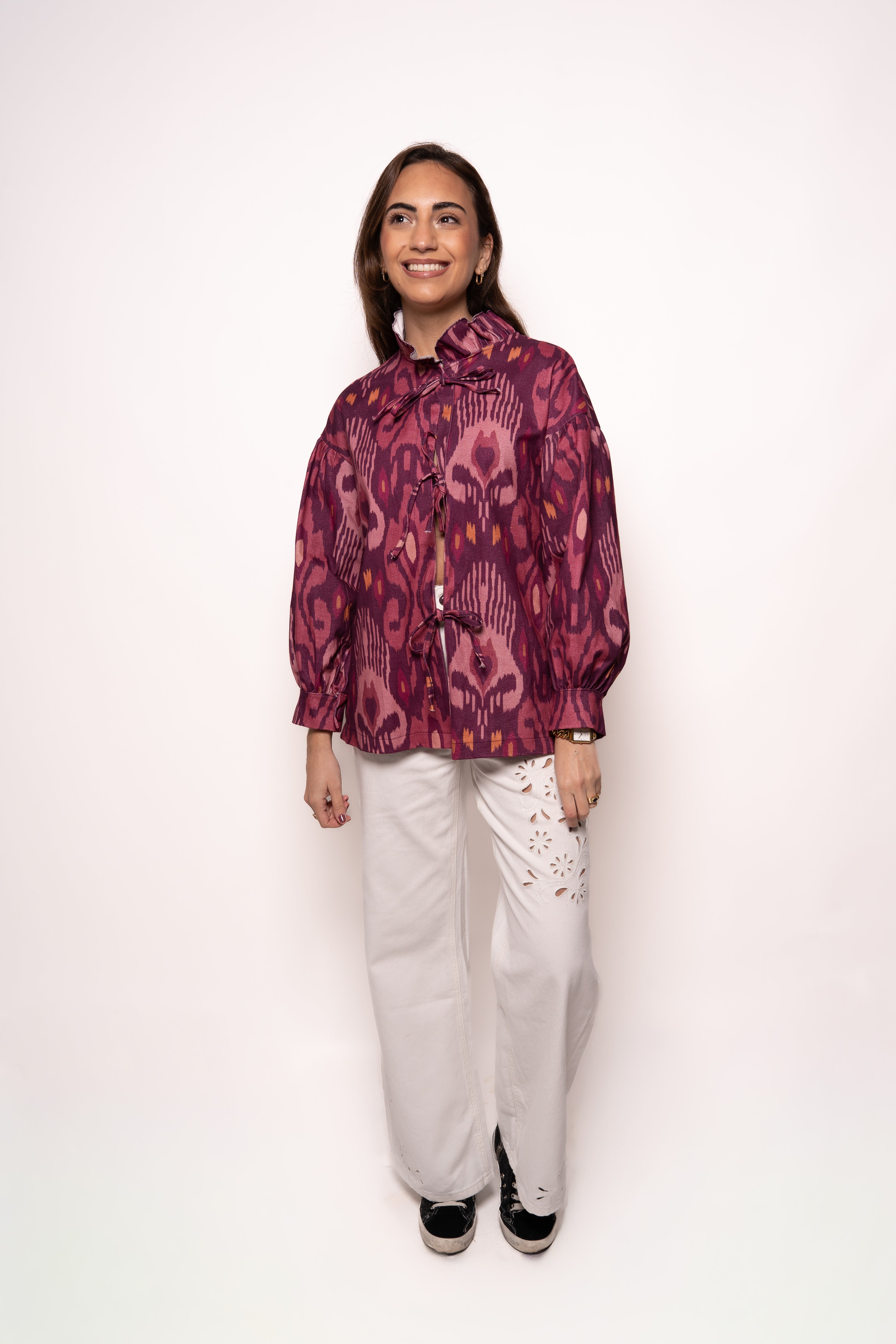 Chaqueta/camisa estampada