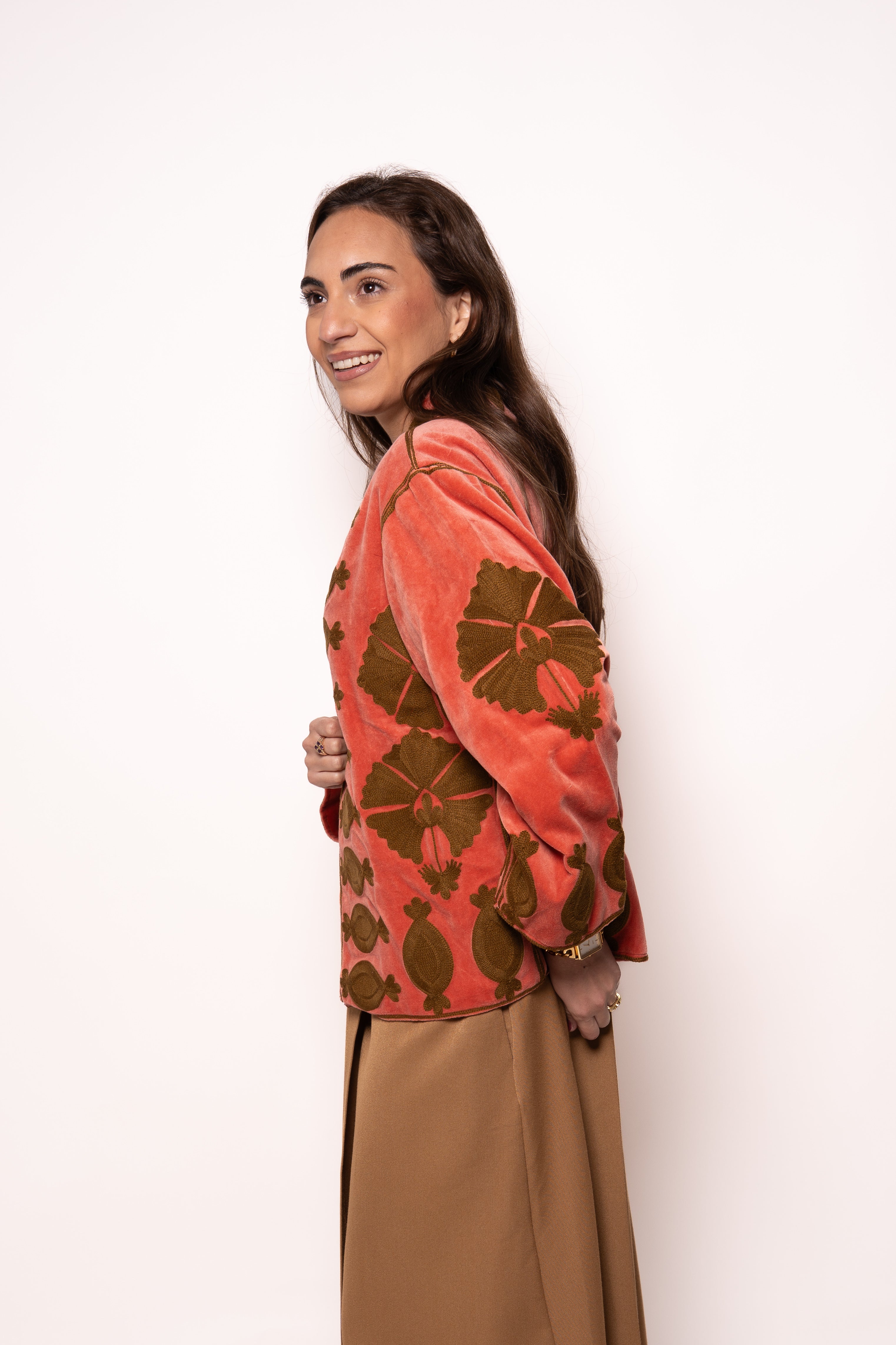 Chaqueta Bordada
