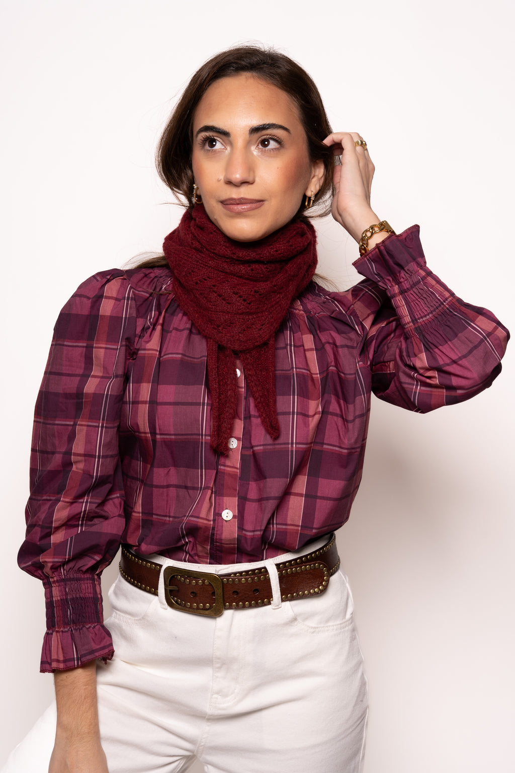 Bandana burdeos