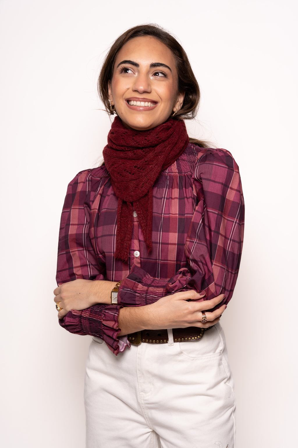 Bandana burdeos