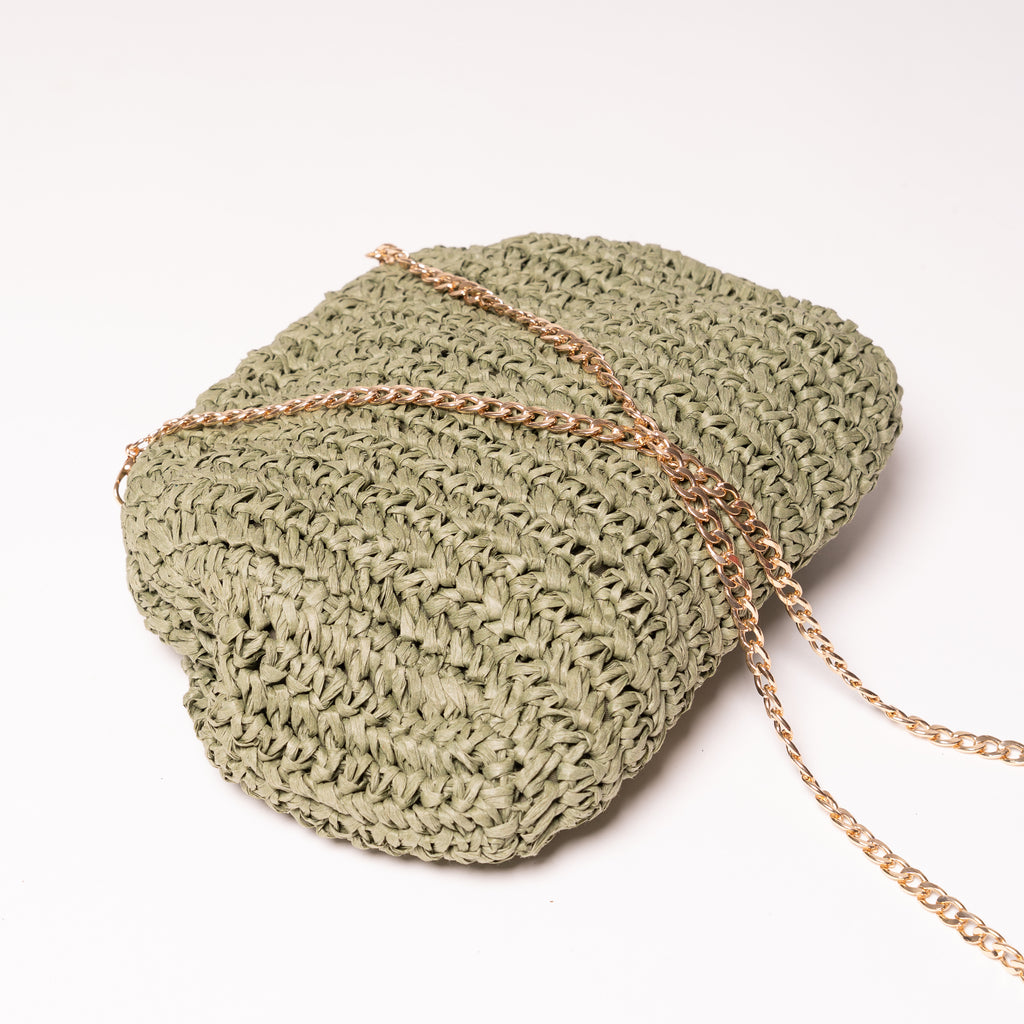 Bolso Rafia Verde