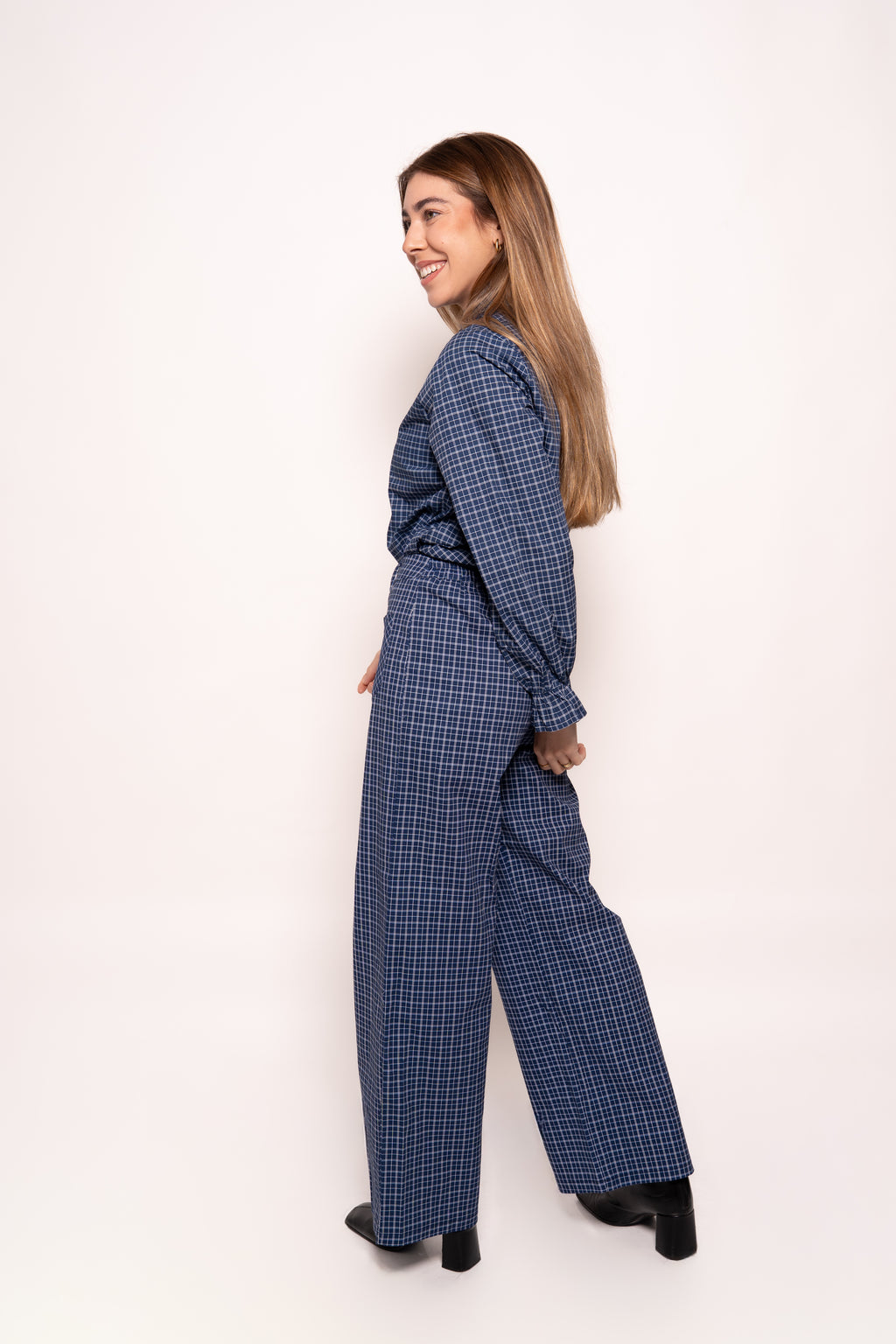Conjunto cuadros azul