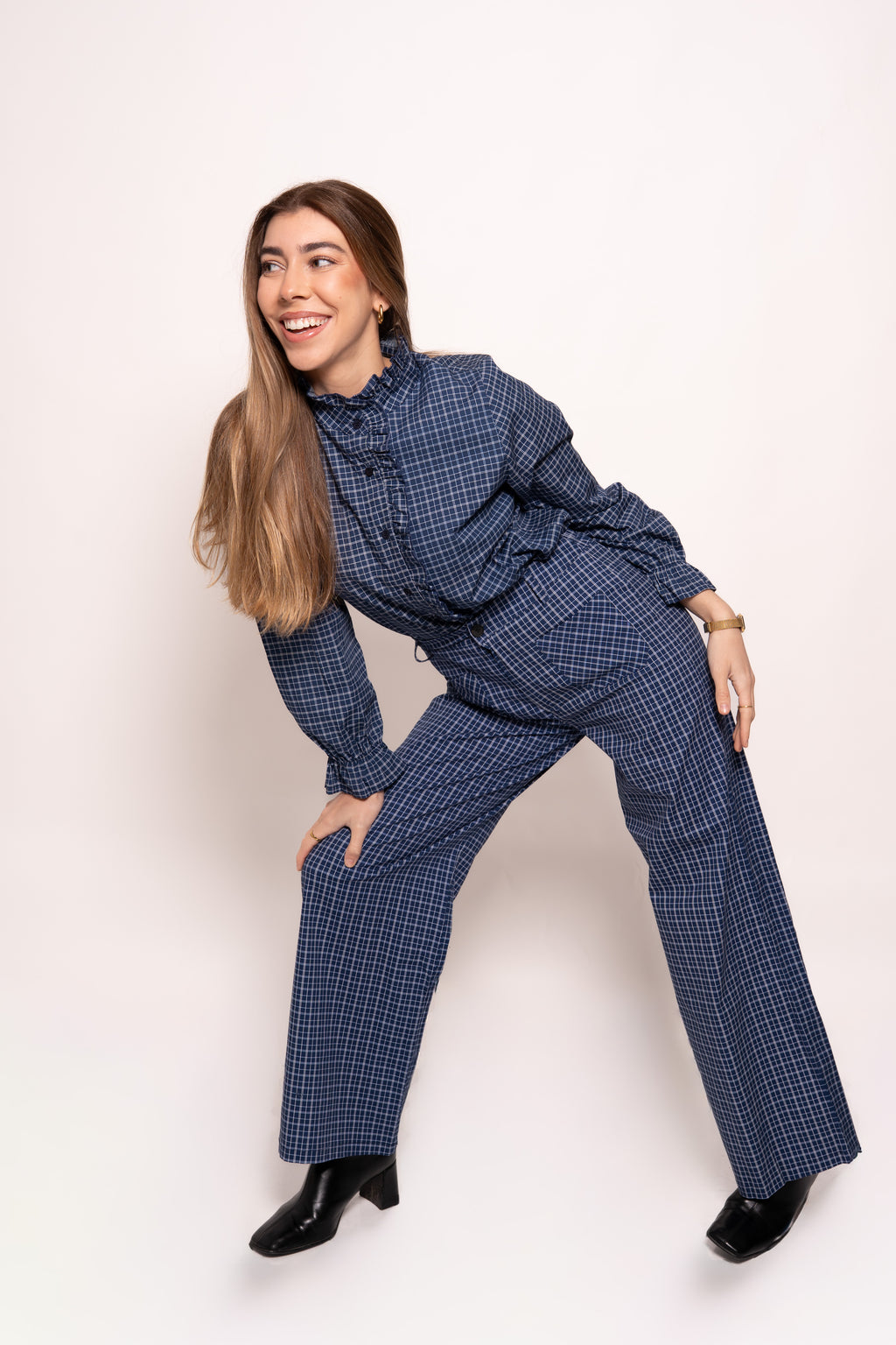 Conjunto cuadros azul